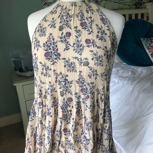 Floral High Neck Blouse